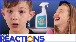 British kids react to Naptime spray commercial  ocUKids EP43 [upl. by Barnebas]