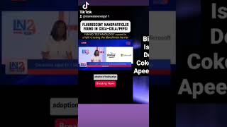 Fluorescent nanoparticles found in CocaCola Pepsi products shorts reels viralvideo tiktok [upl. by Atokad793]