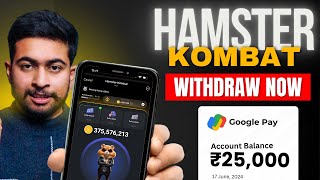 Hamster Kombat withdrawal kaise kare  Hamster kombat mining Withdraw [upl. by Burrows]