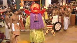 Vishnumoorthy Theyyam at Cheemeni Vishumoorthy Temple Kasaragod [upl. by Larson]