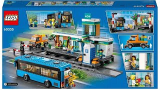 LEGO City 60335 Bahnhof Review Ultimative Erweiterung für Eisenbahnfans [upl. by Alyworth]