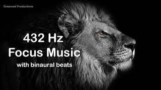 Deep Focus Music with 432 Hz Tuning and Binaural Beats for Concentration  Study Music [upl. by Placido]