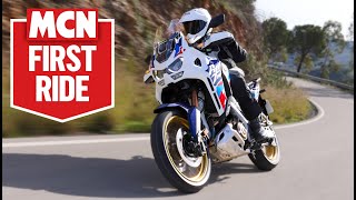 Hondas 2024 Africa Twin Adventure Sports tested on amp offroad  MCN Review [upl. by Tiffy211]