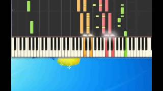 Attenti al lupo Dalla Lucio Piano tutorial by Synthesia [upl. by Adnilreh]