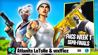 How Wolfiez and I Placed 2nd in FNCS SemiFinals Fortnite Tournament [upl. by Kamila]