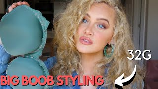 10 Tips for Styling a BIG BUST 😅 TRY ON [upl. by Jason364]