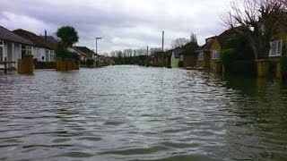 Egham Floods 2014 [upl. by Millian]