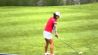 Hee Young Park tee shot slow motion at 2013 Sime Darby LPGA [upl. by Helprin]