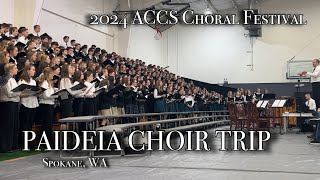 Paideia School Choir Trip to 2024 ACCS Choral Festival [upl. by Eerized]