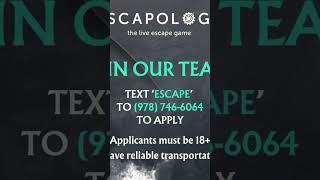 Escapology Waltham is hiring Apply today at [upl. by Atrebla362]