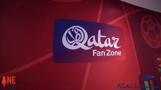 Exploring The Qatar Fan Zones  ABHA Arena [upl. by Olivann]