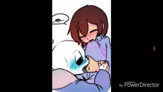 ❤Undertale❤Frisk x Sans❤Frans❤Im not the one❤ [upl. by Anaylil]