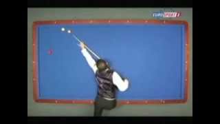 Torbjorn Blomdalh  Dani Sanchez  World Cup 3 Cushion Billiard Alcala Guadaira 2008 [upl. by Bartram]