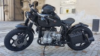 Boddls BMW nightcrawler bobber R65  Umbau 2015 Serie 1 [upl. by Enelaj408]