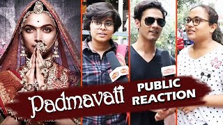 Padmavati FIRST LOOK  Public Reaction  Deepika Padukone [upl. by Elia]