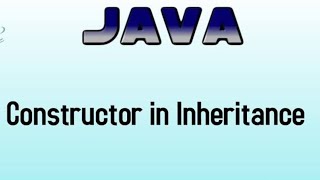 How to use Constructors in Inheritance in Java in Tamil  Inheritance constructor javaintamil [upl. by Gibe184]