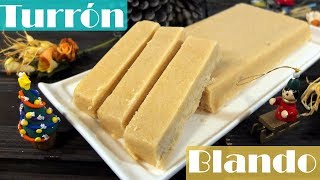 TURRÓN BLANDO o DE JIJONA😍😋 Como hacer turrón en casa Receta fácil  328 [upl. by Aiela]