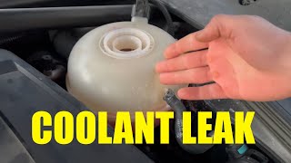 EXPANSION TANK REPLACEMENT  2015 Porsche Macan S [upl. by Uke508]