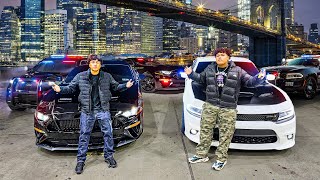 TWO 17 YEAR OLDS TAKE OVER NEW YORK CITY IN THERE SCAT PACK AND 50 MUSTANG [upl. by Savihc5]