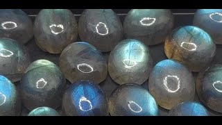 Natural labradorite gemstone [upl. by Ahouh]