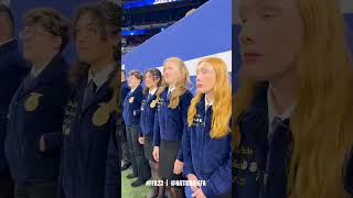 FFA Chorus at Indianapolis Colts Game [upl. by Yortal]