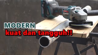 apakah sesuai slogannya tes dan uji performa gerinda cordless brushless MODERN M23 terbaru [upl. by Ardnaet588]