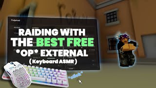 Raiding in Da Hood with an External LOCK 🎯  FREE Roblox External Cheat [upl. by Adorl745]