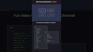 Awesome Button Hover Effect using Html amp Css htmltutorial csshovereffect shortvideos webdesign [upl. by Anilatak]
