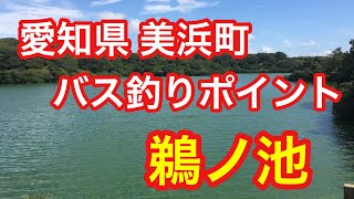 鵜ノ池 愛知県 美浜町 バス釣りポイント ブラックバス [upl. by Selinda]