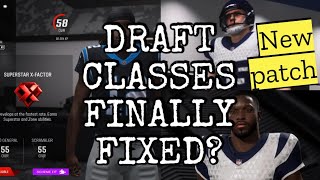 Madden Draft Classes Fixed by Patch [upl. by Bay]