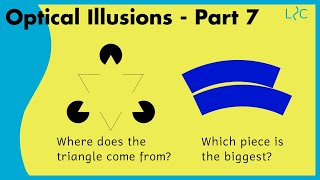 Explaining Optical Illusions  Part 7 The Kanizsa Triangle and the Jastrow Illusion [upl. by Iel]