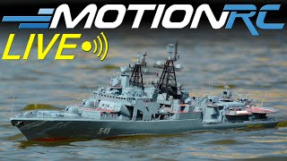 Unboxing the Bancroft Bancroft Udaloy 1100 Scale 649quot Missile Cruiser  Motion RC LIVE [upl. by Tavish453]