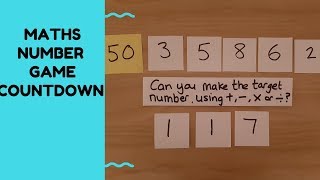 Maths Number Game  Countdown [upl. by Sulakcin422]