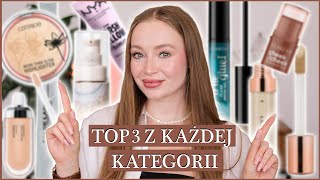 TOP 3 KOSMETYCZNE Z KAŻDEJ KATEGORII  DROGERIA [upl. by Yrbua]