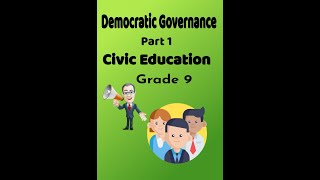 Democratic Governance  grade 09 [upl. by Dronski]