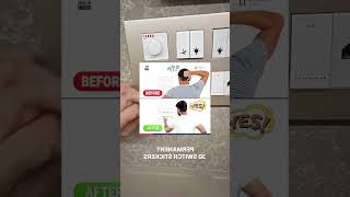 Transparent Switch Stickers 🔥 shortsvideo shorts gadgets [upl. by Ardel675]