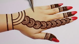 Mehndi design simple and easy  Mandhi digene  Mehandi ka design  Mehandi  Mehandi design [upl. by Willem656]