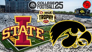 Iowa State vs Iowa Week 2 College Football 25 SIM [upl. by Aneala]