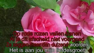 Frans Bauer  Op rode rozen vallen tranen  KARAOKE  Lyrics [upl. by Yelrac264]