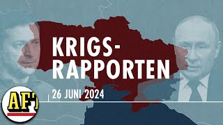 Krigsrapporten 26 juni Ukrainska attacker och Trumps â€fredsplanâ€ [upl. by Jerad]