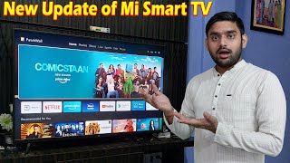 Mi Smart TV New PatchWall Update Details  Mi TV Update  Mi TV New Update 2022  Android Smart TV [upl. by Holladay164]