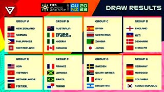 Calendrier Coupe du Monde Féminine 2023  FIFA World Cup 2023  Australie amp NouvelleZélande 2023 [upl. by Anelec]