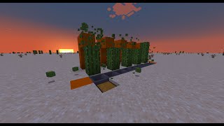 How to make a automatic cactus farm in Minecraft 1 19 [upl. by Shinberg]