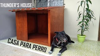 CASA PARA PERRO  FABRICACIÓN  EN MADERA [upl. by Allenotna]