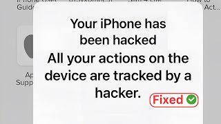 Your iPhone has been hacked pop up chrome  Your iPhone has been hacked popup safari  Fixed [upl. by Wilmer]