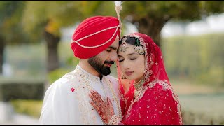 BEST SIKH WEDDING HIGHLIGHTS 2024  SAME DAY EDIT  ANMOLJEET amp RAJBEER [upl. by Skoorb]