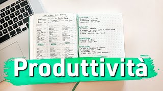 Agenda per la Produttività Come Organizzo il mio Tempo [upl. by Charron]