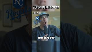 Perfectly Predicting the MLB AL Central baseball mlb hottakes shorts [upl. by Buckels]