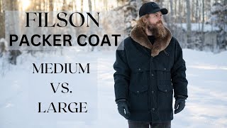 FILSON Packer Coat Review and Size Comparison [upl. by Child]