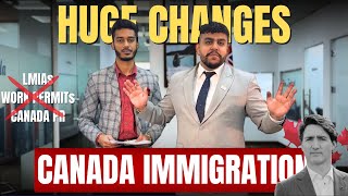 NO LMIA amp Work Permits for Immigrants  BIG Changes in CANADA🇨🇦 Immigration [upl. by Enimzaj]